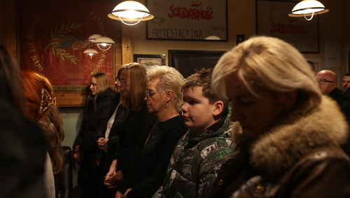 Nabożeństwo w intencji protestujących w PG Silesia