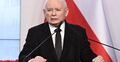 Warszawa, 03.01.2024. Prezes PiS Jarosław Kaczyński podczas konferencji prasowej