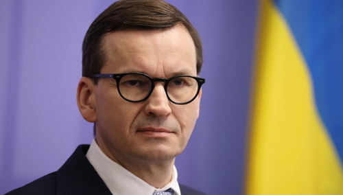 Morawiecki na Ukrainie: „Jestem tutaj, by zamanifestować jedność Polski z państwem ukraińskim”
