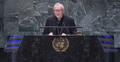 kard. Pietro Parolin na forum ONZ