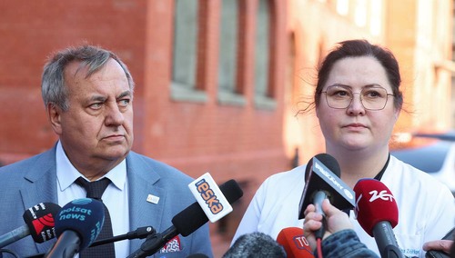 dr Mariusz Nowak i lekarz Karolina Ziółkowska