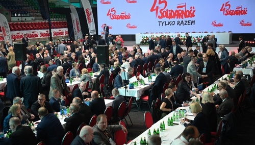 Obrady XXXII KZD NSZZ "Solidarność" w Kołobrzegu.