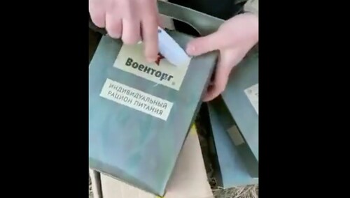 Rosja karmi swoje wojsko przeterminowaną o lata żywnością? Ukraińskie MSW publikuje nagranie [WIDEO]