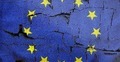 Zniszczona flaga Unii Europejskiej