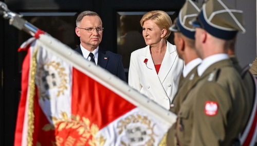 Andrzej Duda i Agata Kornhauser-Duda