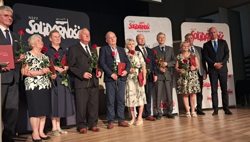 Gala 45-lecie NSZZ "S" Regionu Płockiego