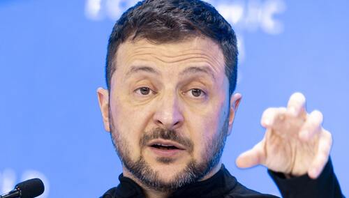 Prezydent Ukrainy Wołodymyr Zełenski