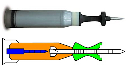 Amerykański pocisk M829 z rdzeniem ze zubożonego uranu