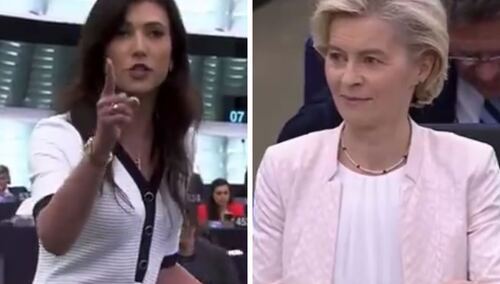 Ewa Zajączkowska-Hernik i Ursula von der Leyen