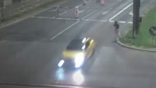 Wypadek w Krakowie Renault Megan RS