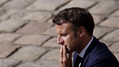 Prezydent Francji Emmanuel Macron