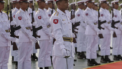 Myanmar guard