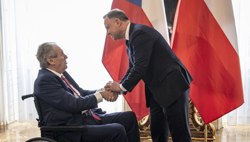 Miloš Zeman i Andrzej Duda