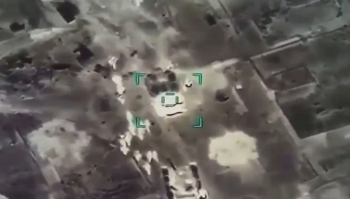 Ostrzelanie sił rosyjskich