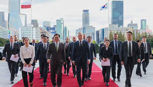 Andrzej Duda w Korei