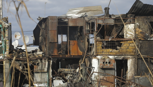 Odessa, Ukraina. Zniszczenia na skutek ataku rosyjskich dronów