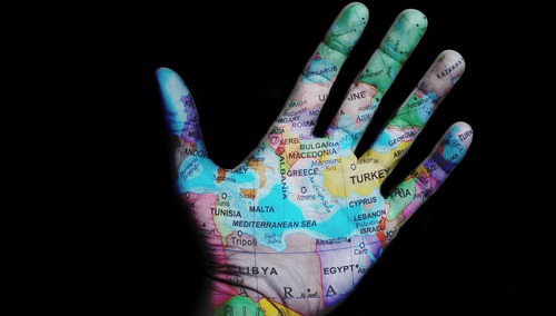 Dłoń. Ilustracja poglądowa