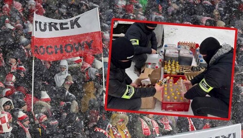 Polscy kibice podczas zawodów Pucharu Świata w skokach narciarskich w Zakopanem