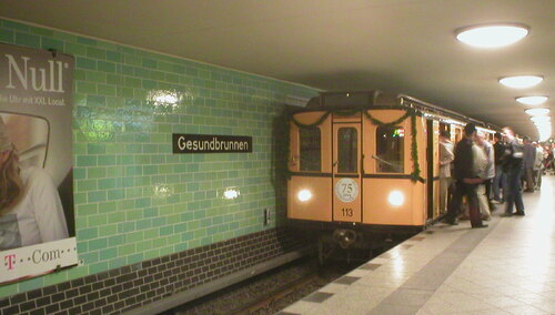 metro w Gesundbrunnen