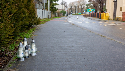 Miejsce wypadku Wawrów 