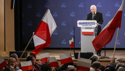 Kaczyński w Wysokiem Mazowieckiem