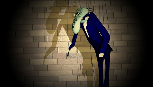 Marionetka. Ilustracja poglądowa