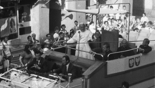 Jan Paweł II w czasie I Pielgrzymki do Polski. Rok 1979.