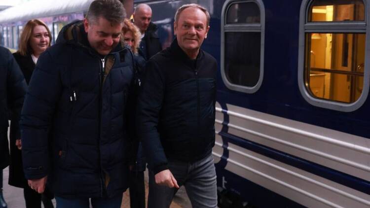 Donald Tusk w Kijowie