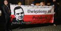 Manifestacja solidarności z Andrzejem Poczobutem