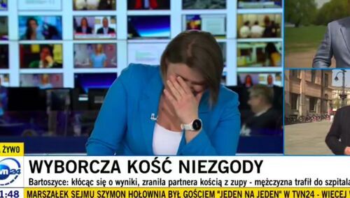 Relacja na antenie TVN24