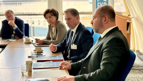 Piotr Duda z wizytą w Brukseli