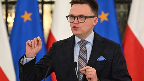 Marszałek Sejmu Szymon Hołownia