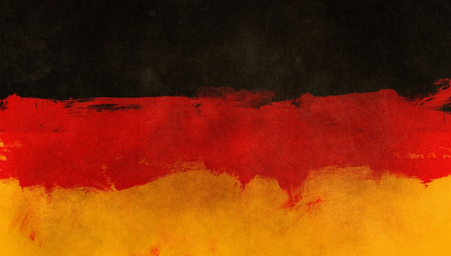 Flaga Niemiec. Ilustracja poglądowa