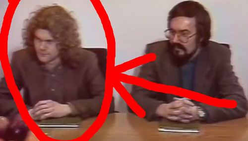 Olaf Scholz na spotkaniu z Egonem Krenzem w NRD