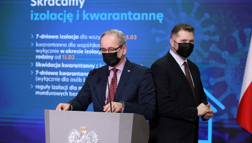 Adam Niedzielski oraz Przemysław Czarnek