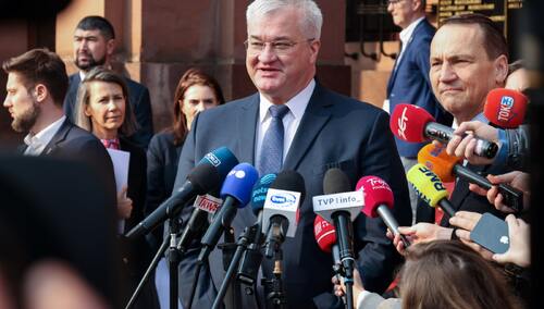 Szef MSZ Ukrainy Andrij Sybih oraz szef MSZ Polski Radosław Sikorski