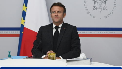 Prezydent Francji Emmanuel Macron