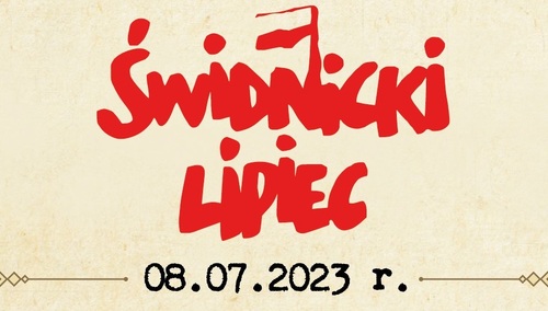 Plakat promujący obchody Świdnickiego Lipca