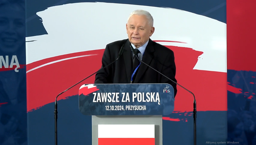 Prezes PiS Jarosław Kaczyński