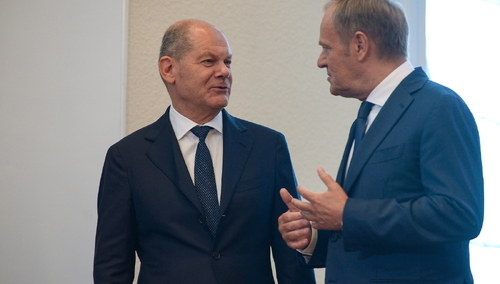 Olaf Scholz i Donald Tusk
