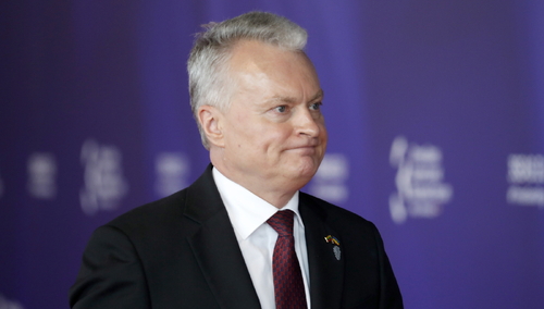 Prezydent Litwy Gitanas Nauseda