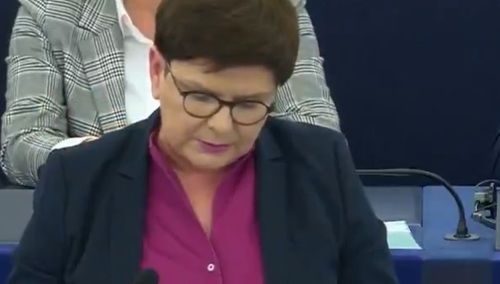 [video] Beata Szydło ostro sprzeciwia się powielaniu fake newsów przez von der Leyen