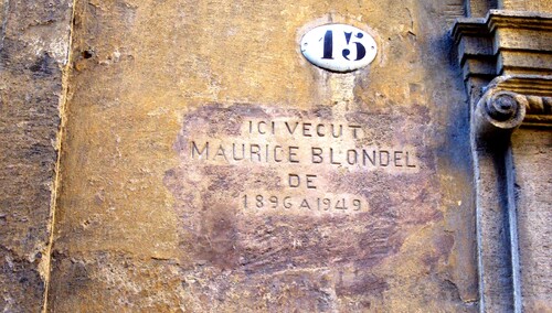 Upamiętnienie Maurice'a Blondela - Aix en Provence
