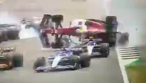 [WIDEO] Formuła 1: Koszmarny wypadek na torze Silverstone. Nie pokazywano powtórek