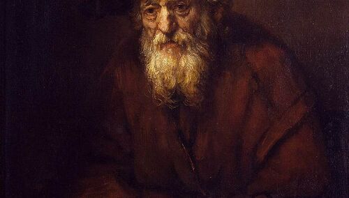 portret starego Żyda Rembrandta