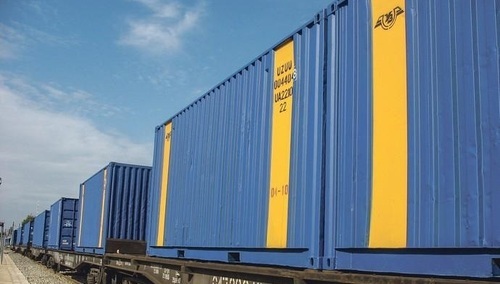 Wagony należące do ukraińskiego przewoźnika kolejowego