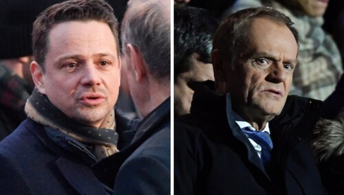 Rafał Trzaskowski i Donald Tusk