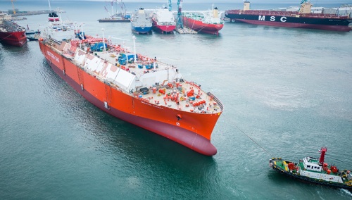 Gazowiec LNG "Grazyna Gesicka"