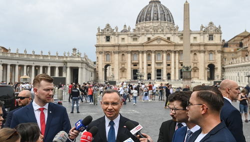 Prezydent Andrzej Duda w Watykanie
