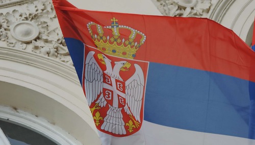 Flaga Serbii